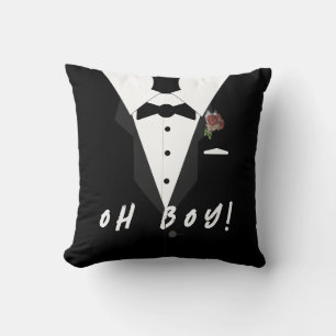 Coussin Petit Homme Tuxedo Jeu d'oreiller