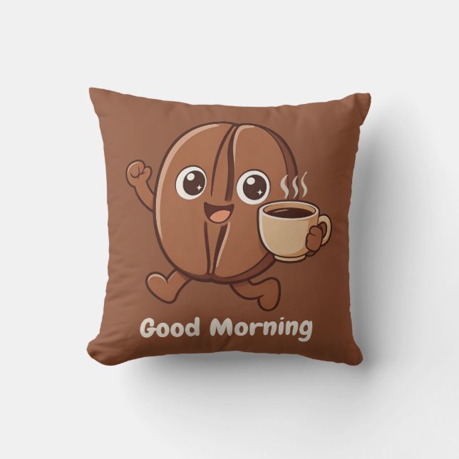 Coussin Petit Kaka – Bonjour  (Recto)