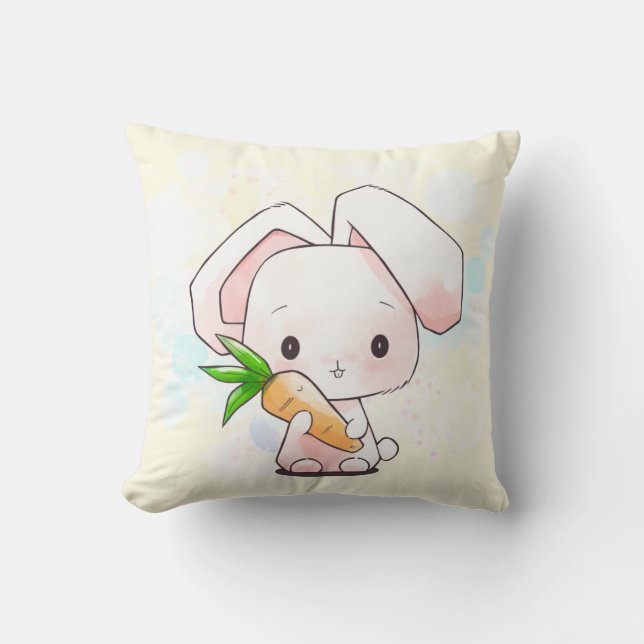 Coussin Petit Lapin Doux (Recto)