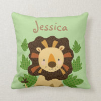 Petit lion heureux de jungle personnalisé