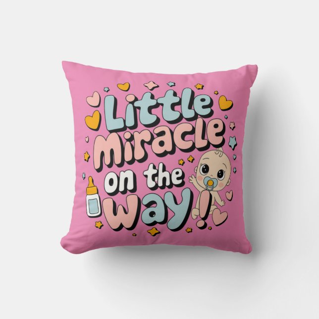 Coussin Petit miracle sur le chemin (Recto)