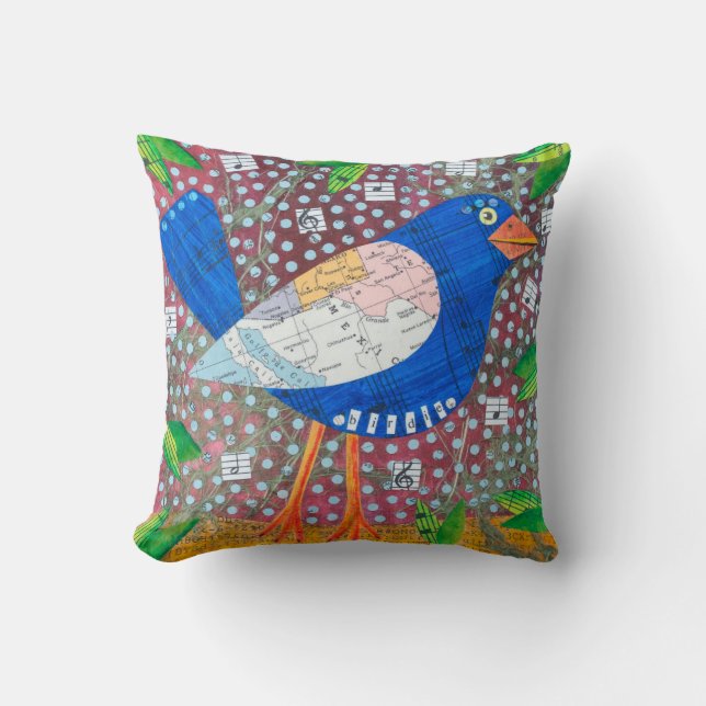 Coussin Petit oiseau (Recto)