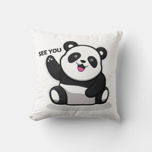 Coussin petit panda mignon