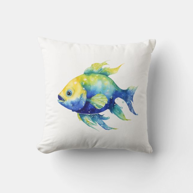 Coussin Petit poisson ombre (Recto)