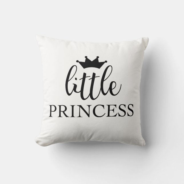 Coussin Petit Princesse Baby Girl Décor Chambre Jeter Orei (Recto)