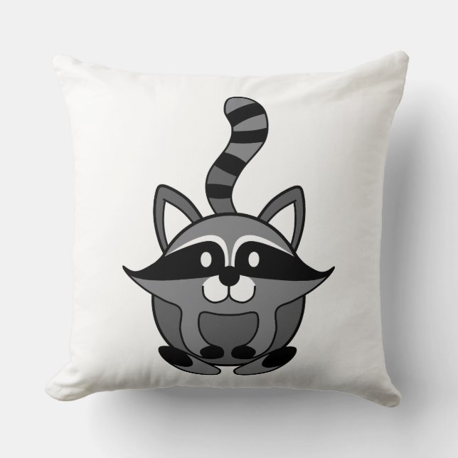 Coussin Petit Raton Laveur (Recto)