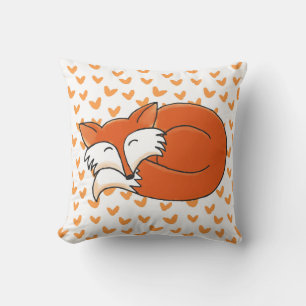 Coussin Petit renard dormant