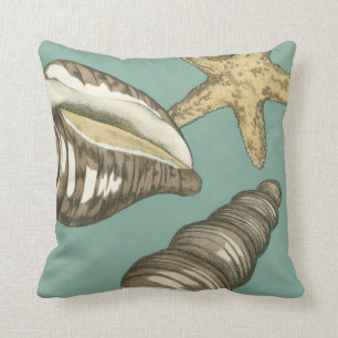 Coussin Petit trio Shell Turquoise