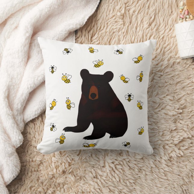 Coussin Petite abeille au miel (Couverture)