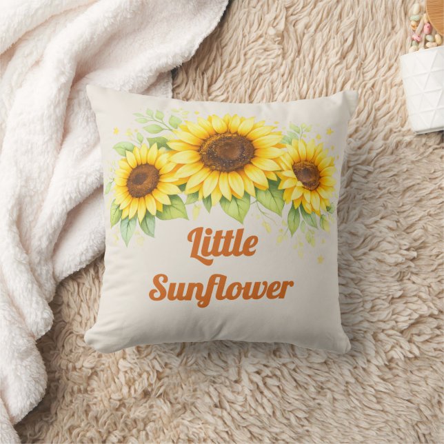 Coussin Petite Art de Crèche Tournesol (Couverture)