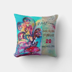 Coussin PETITE ELF DE CHAMPIGNONS BABY SHOWER Garçon Statu