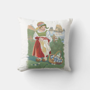 Coussin Petite fille hollandaise lance l'oreiller