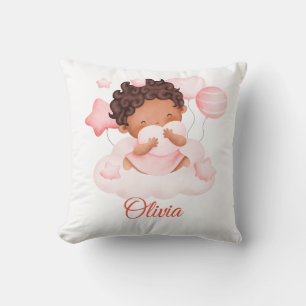 Coussin Petite fille mignonne