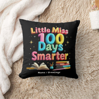 Coussin Petite Mademoiselle 100 Jours Plus Intelligente Cé