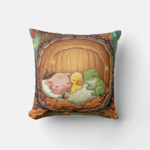 Coussin Petite Maison, Piglet, Canard, Froglet