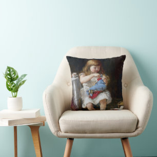Coussin Petite mère angoissante