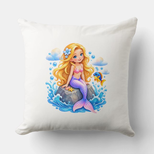 Coussin Petite Sirène (Recto)