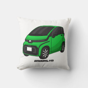 Coussin Petite voiture verte de taille micro