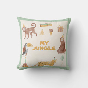 Coussin Petits animaux de la jungle