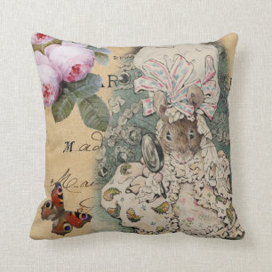 Coussin Petits enfants de souris marie antoinette chic et