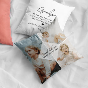 Coussin Petits-enfants rendent la vie grandiose Grand-père
