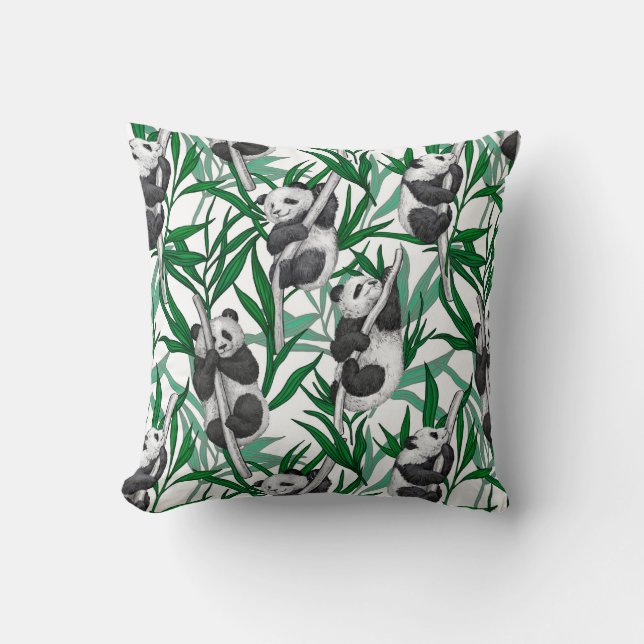 Coussin Petits panda sur (Recto)