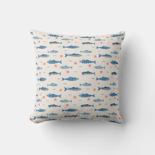 Coussin Petits poissons