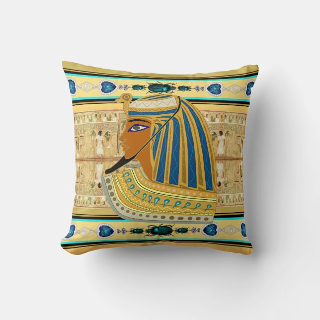 Coussin Pharaon égyptien (Recto)