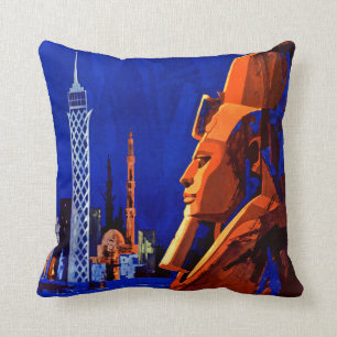 Coussin Pharaon Ramses de ~ d'Egypte