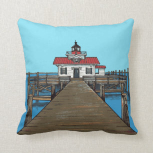 Coussin Phare-coussin de marais de Roanoke