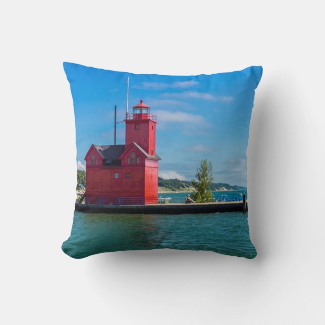 Coussin Phare de Holland Harbour (Recto)
