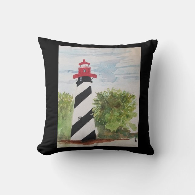 Coussin Phare de St Augustine (Recto)