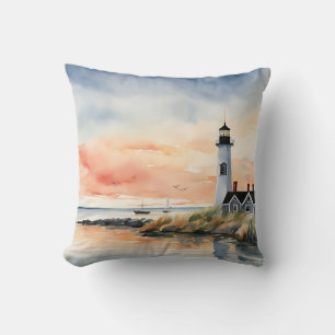 Coussin Phare des bateaux de la côte marine