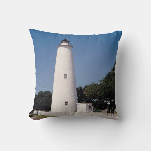 Coussin Phare d'Ocracoke (Recto)