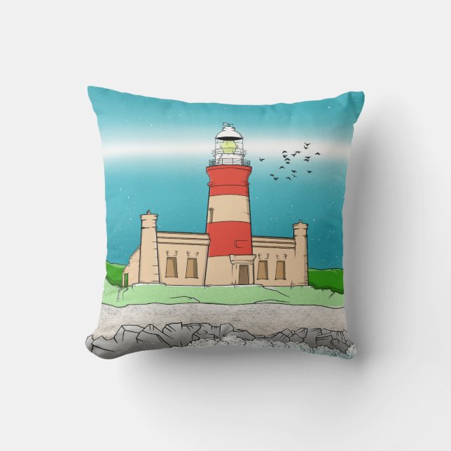 Coussin Phare du Cap Agulhas (Recto)