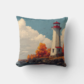 Coussin Phare en automne