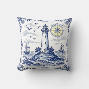 Coussin Phare et boussole