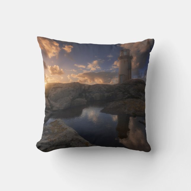 Coussin Phare | Galicie, Espagne de Muxia (Recto)