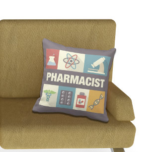 Coussin Pharmacien Professionnel Iconique Conçu