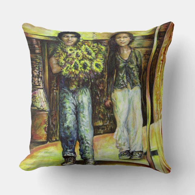 Coussin Phase de ChapeI Sixtine d'un ChaIIenge (Recto)