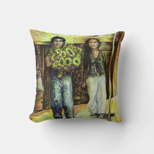 Coussin Phase de ChapeI Sixtine d'un ChaIIenge (Recto)