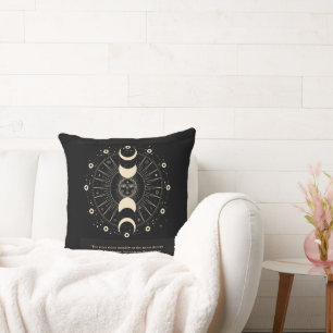 Coussin Phases célestes Lancer l'oreiller