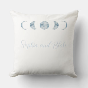 Coussin Phases de lune minimalistes célestes