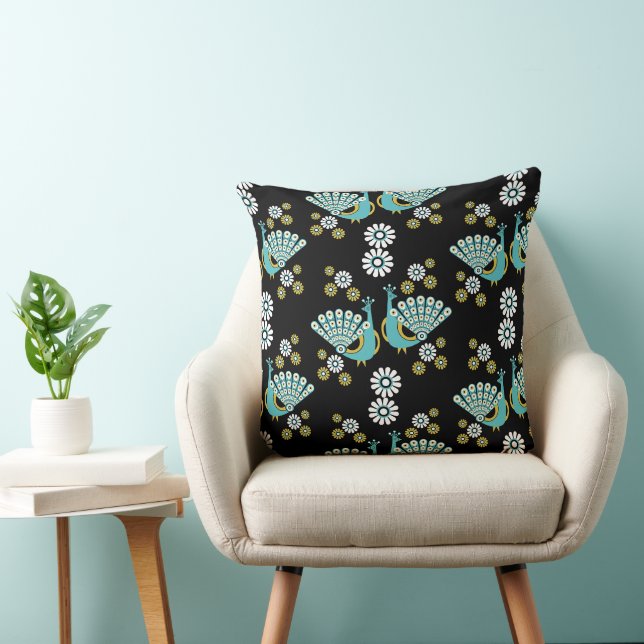 Coussin Pheasers Peacock Art (Chaise)