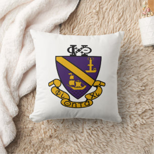 Coussin Phi Chi Theta Crête de couleur