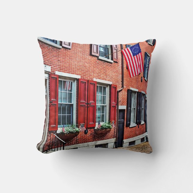 Coussin Philadelphie PA - rue d'Amérique du Sud (Recto)