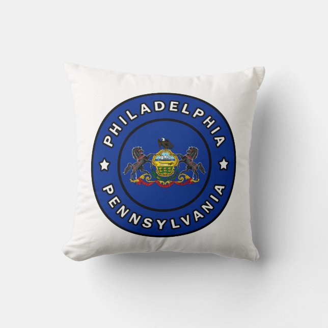 Coussin Philadelphie Pennsylvanie (Recto)