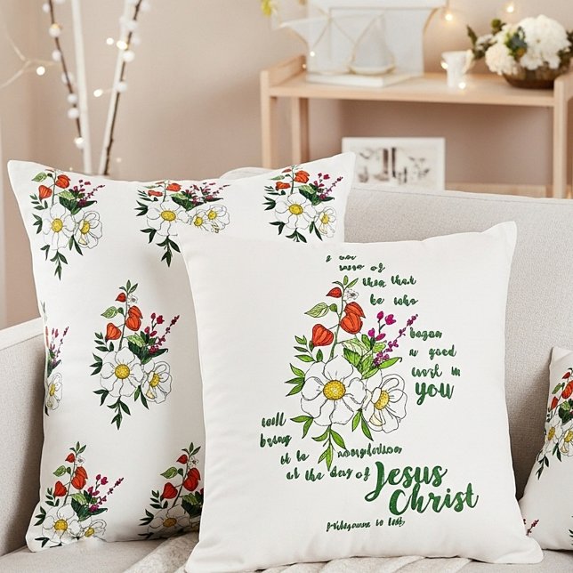 Coussin Philippiens 1:6 (Créateur téléchargé)