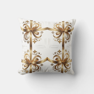Coussin Phoenix Doré Royale Luxe Design Décoratif