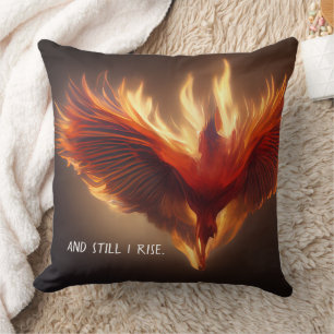 Coussin Phoenix Rising Support Inspirer Force